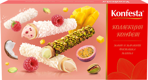 Конфеты Konfesta Ассорти глазированные с начинками 150 г