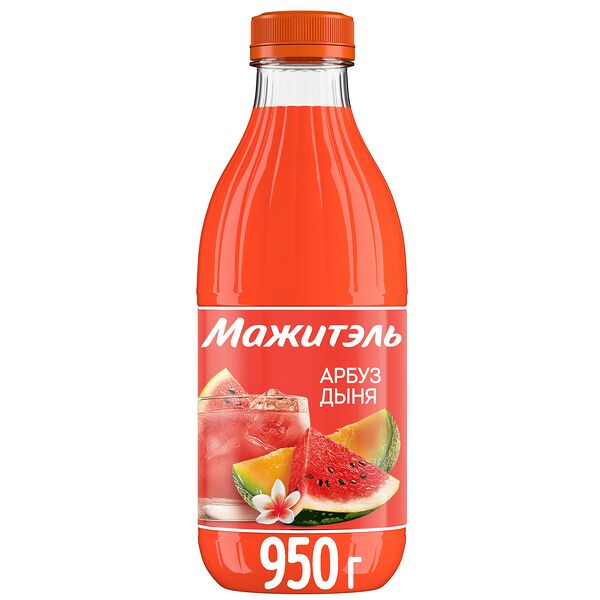 Сывороточный коктейль Мажитэль с соком Арбуз-Дыня 950 г