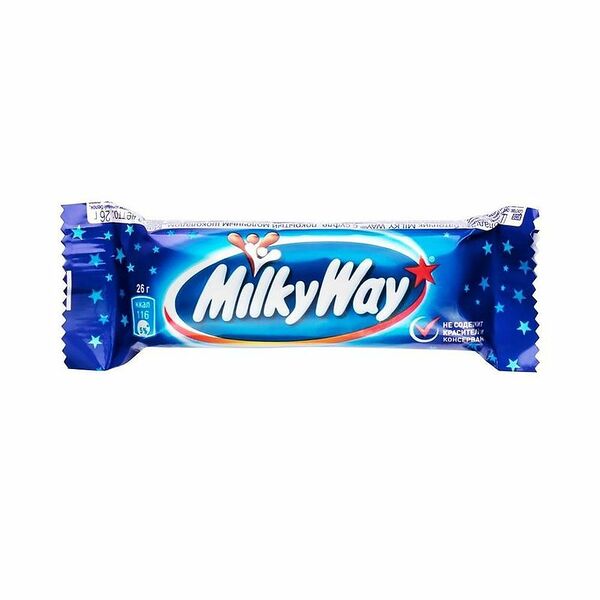 Батончик шоколадный, Milky Way, 26 г, в ассортименте