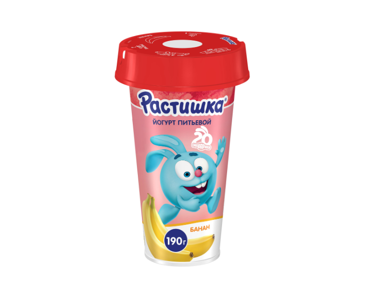 

Йогурт питьевой Растишка банан 2.8% 190 г