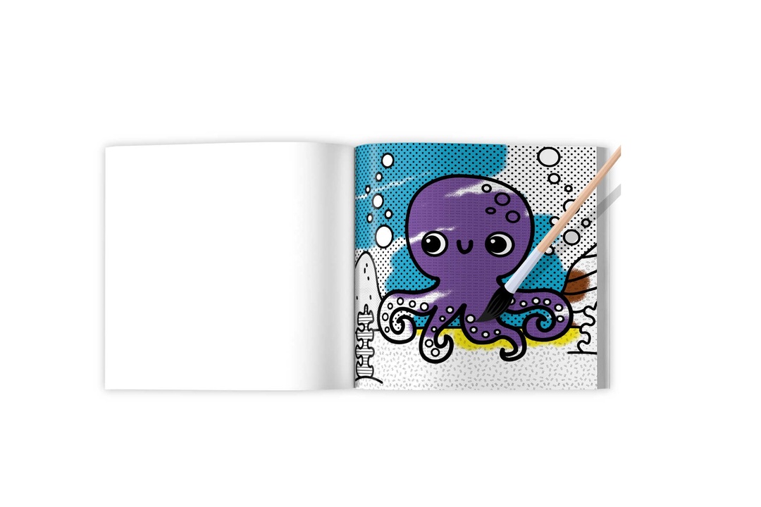 

Раскраска для детей Феникс+ водная Подводный мир