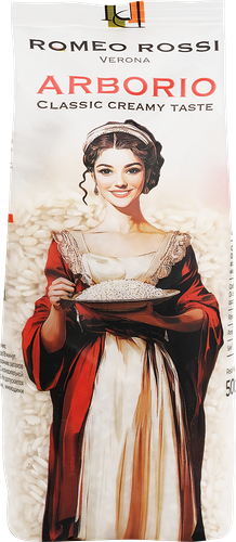 Рис длиннозерный Romeo Rossi Arborio 500 г