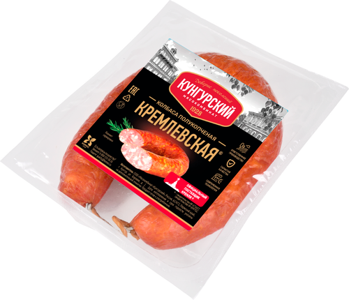 

Колбаса Кунгурский мясокомбинат Кремлевская сырокопченая 400 г