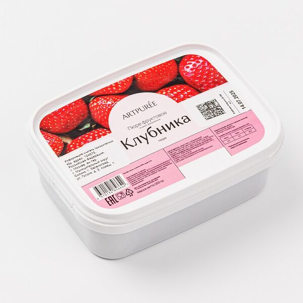 Пюре из клубники, зам.(Продукт замороженный) 250 г