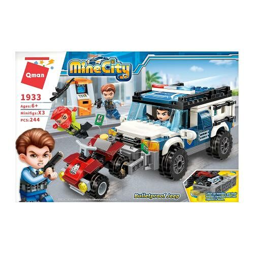 Конструктор Qman 2614 Полицейская машина 244 деталей