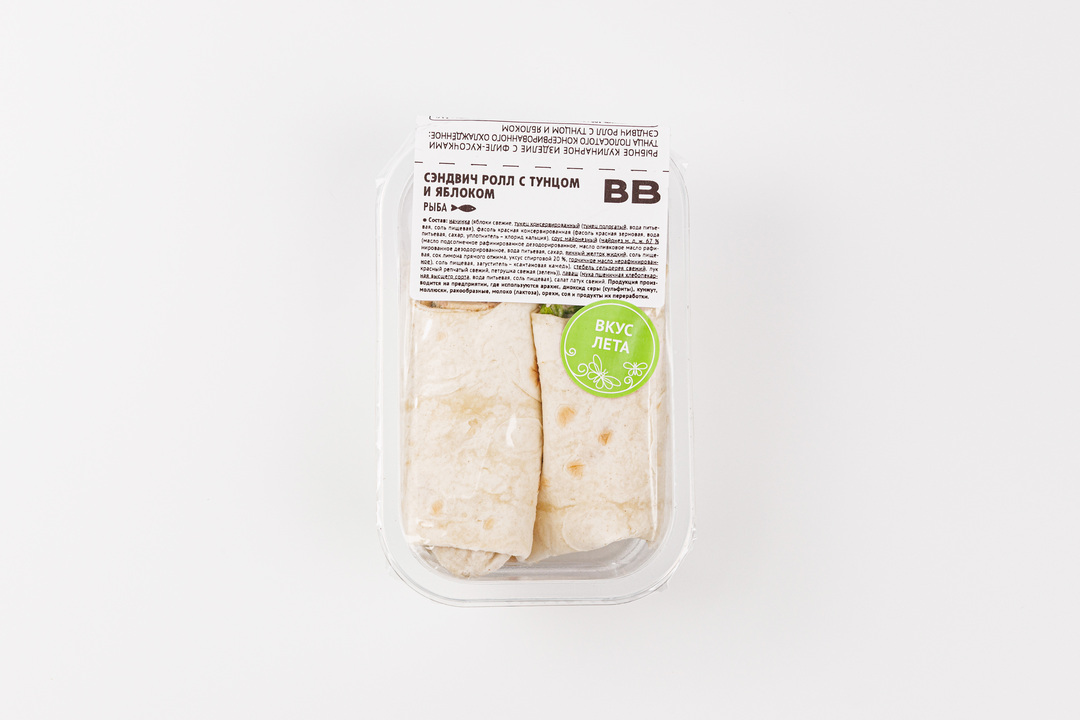 

Сэндвич ролл с тунцом и яблоком 200 г
