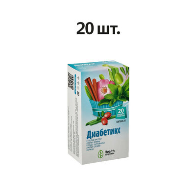 Здоровье Health Диабетикс фильтр-пакеты 20 шт.