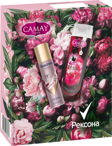 

Набор подарочный Camay Парфюмированная коллекция гель для душа 250 мл и дезодорант Рексона 150 мл