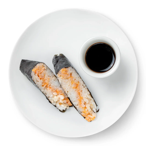Онигири I Like Eat с красной рыбой спайси и соевым соусом 110 г