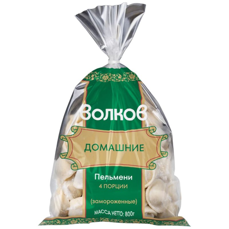 

Пельмени Волков Домашние категория В 800 г