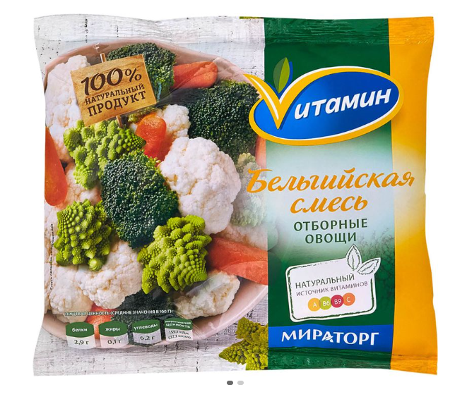 

Овощная смесь Vитамин Бельгийская 400 г