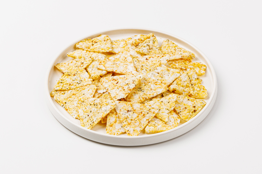 

Чипсы цельнозерновые ВкусВилл кукурузно-рисовые со вкусом Соус Песто 50 г