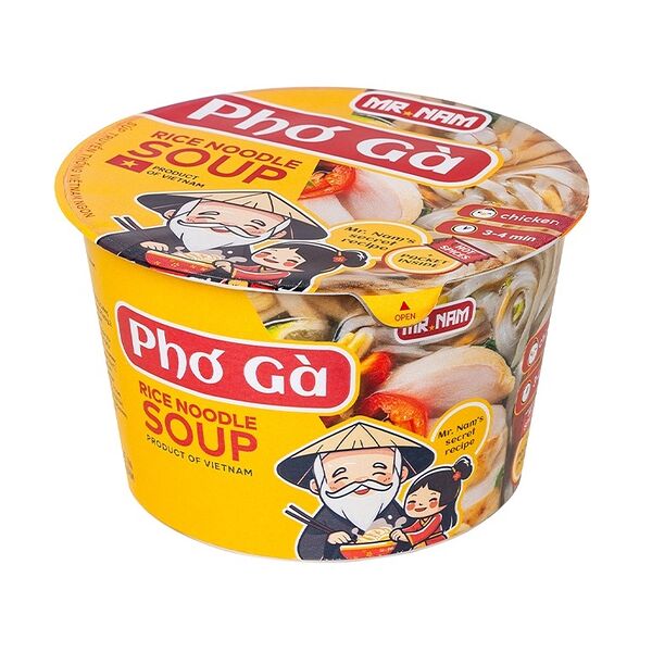Лапша быстрого приготовления Mr.Nam Pho Ga рисовая со вкусом курицы 65 г