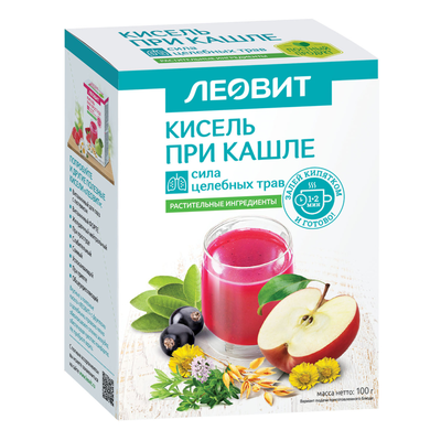Леовит Кисель при кашле 20 г х 5 шт.