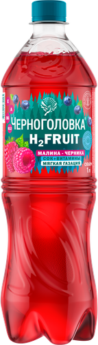 

Вода газированная Черноголовка H2 Fruit с соком малины и черники 1 л