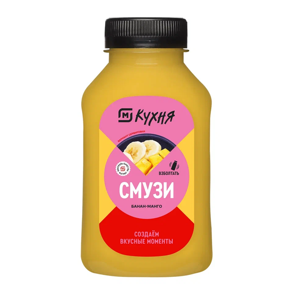 Смузи М Кухня банан-манго 300 мл