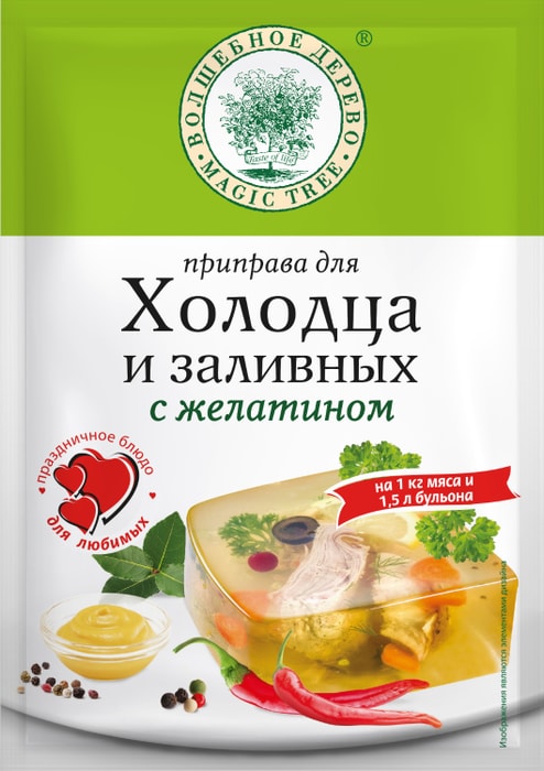 

Приправа Волшебное дерево для холодца и заливных 40 г