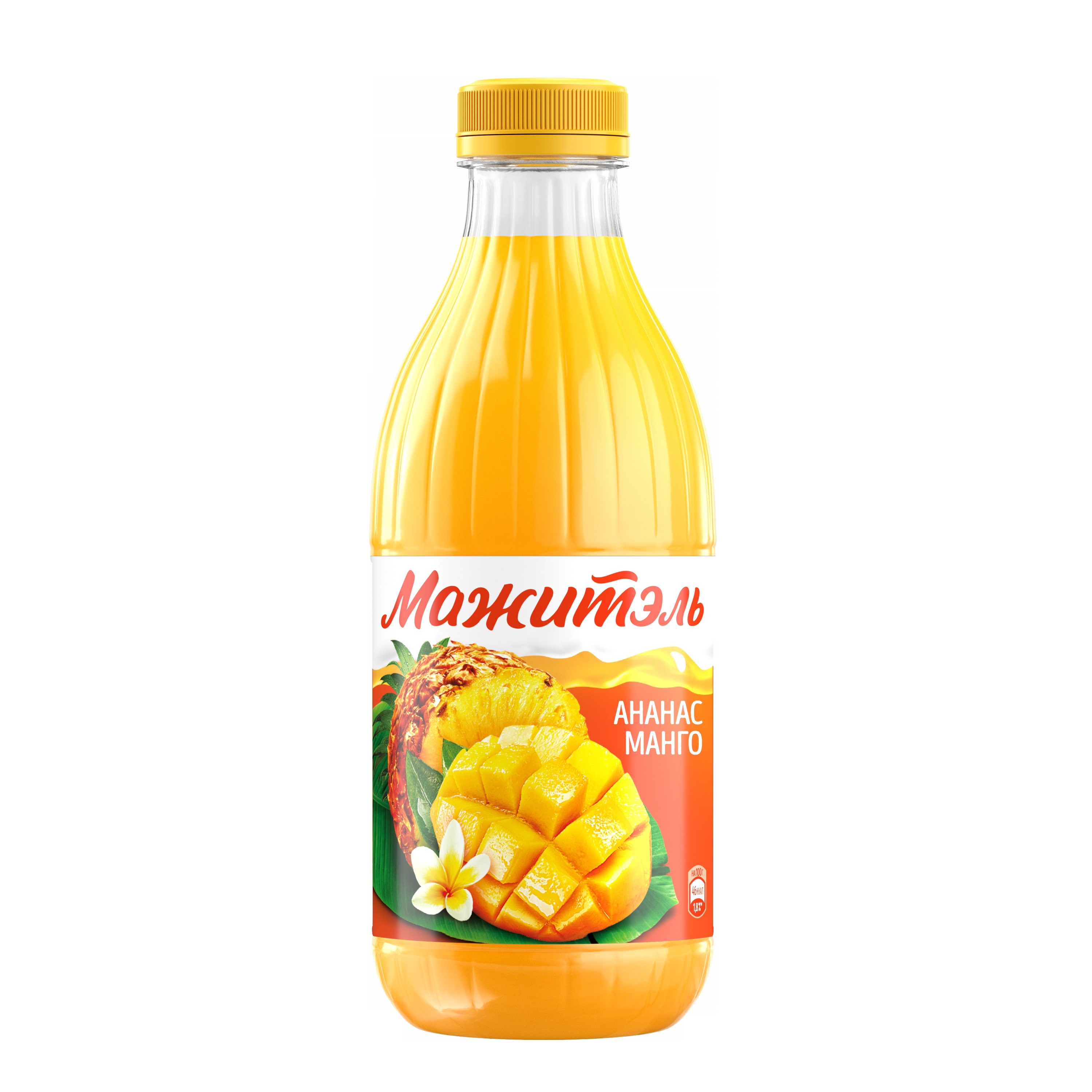 

Сывороточный коктейль Мажитэль с соком Ананас-Манго 950 г