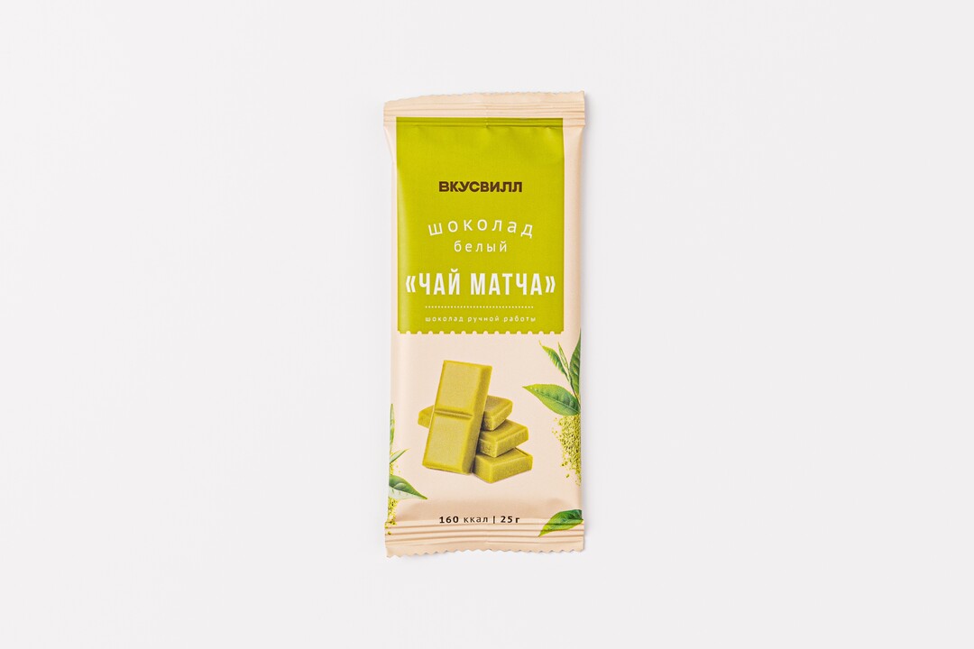 

Шоколад белый ВкусВилл Чай матча 25 г