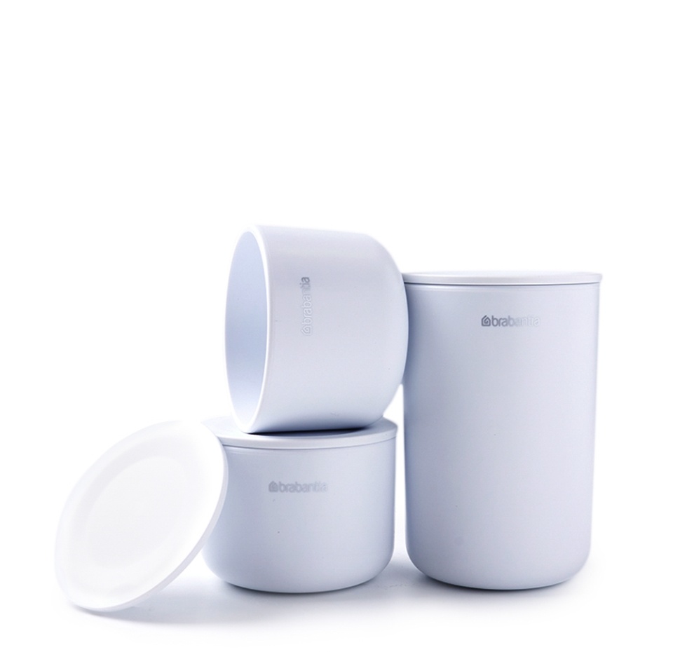 

Емкость с крышкой Brabantia белый 3 шт.