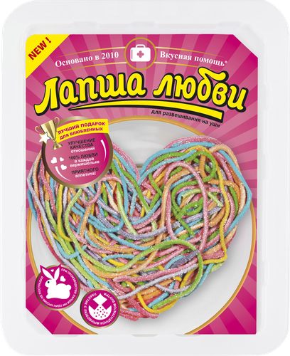 

Мармелад Вкусная помощь Лапша любви 105 г