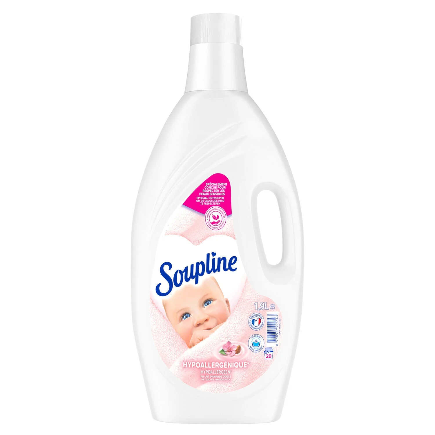 

Средство для смягчения ткани Soupline гипоаллергенный 1.9 л