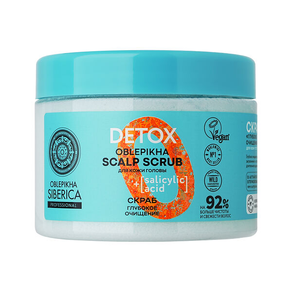 Скраб для кожи головы Natura Siberica Oblepikha Siberica глубокое очищение 400 г
