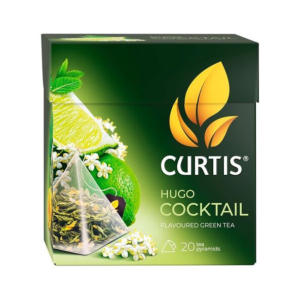 Чай зеленый Curtis Hugo Cocktail 20 пирамидок 36 г