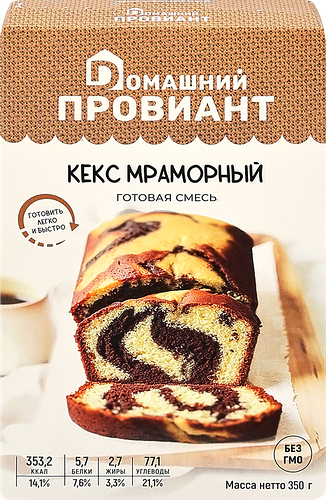 Смесь для выпечки Домашний Провиант Кекс Мраморный 350 г