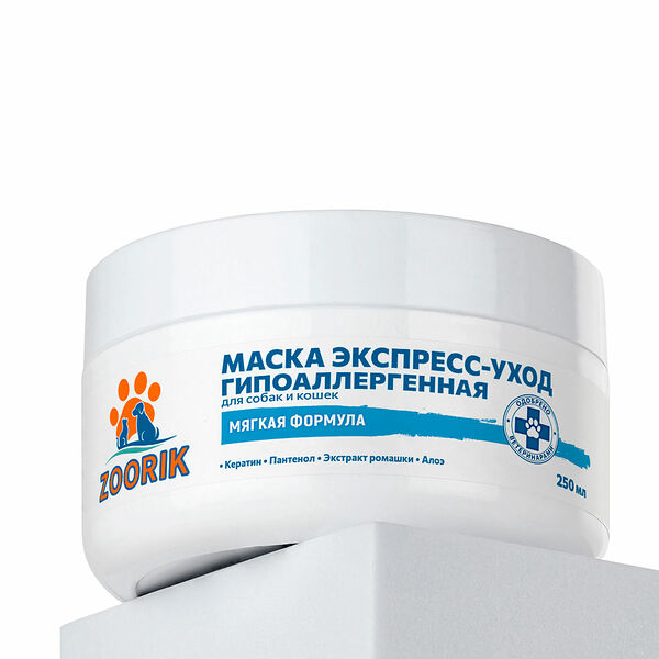 Маска для шерсти Zoorik экспресс-уход для собак и кошек 250 мл