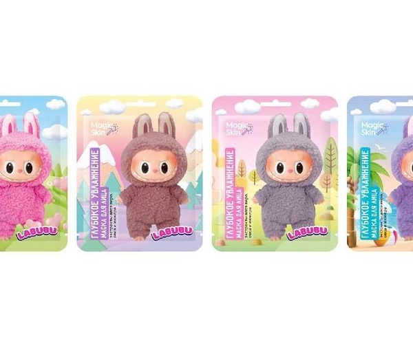 Маска для лица Labubu Глубокое Увлажнение, 1 шт. упаковка в ассортименте