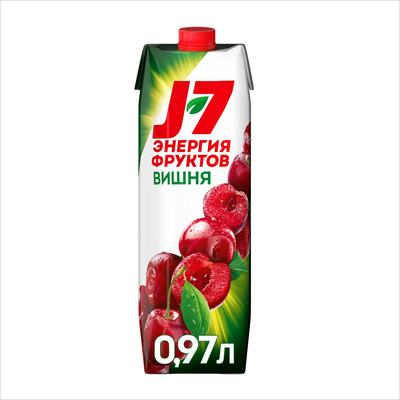 Нектар J7 вишневый осветленный 970 мл