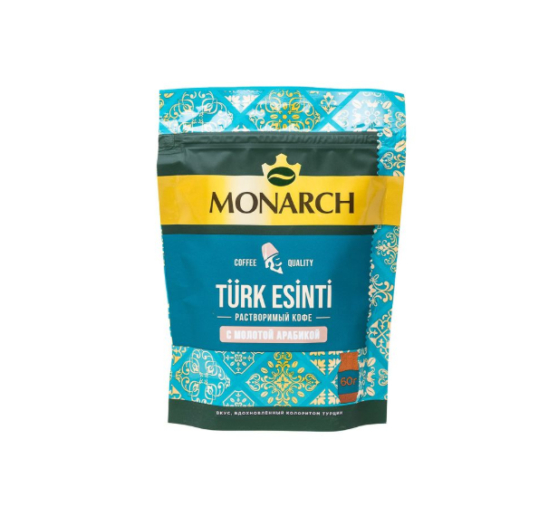

Кофе растворимый Monarch Turk Esinti с молотым 60 г