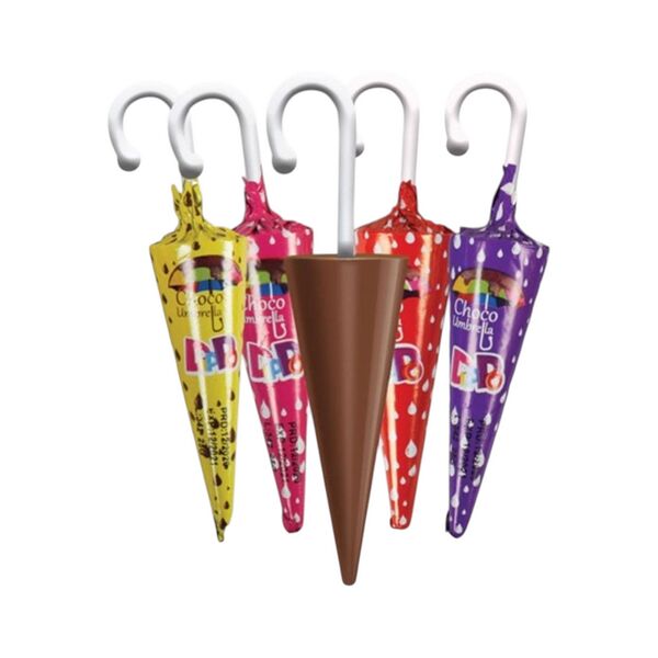 Изд фигурное DipPo из кондитерской глазури на палочке зонтик 25г