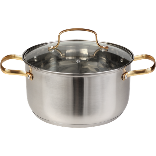 

Кастрюля Homeclub Copper с крышкой 4 л