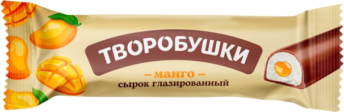 

Сырок Творобушки манго творожный глазированный 20% 40 г