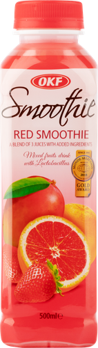 

Смузи Okf Smoothie Red Клубника-грейпфрут-манго 500 мл