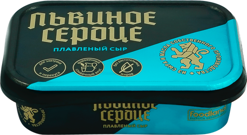 

Сыр плавленый Львиное Сердце 30% 180 г