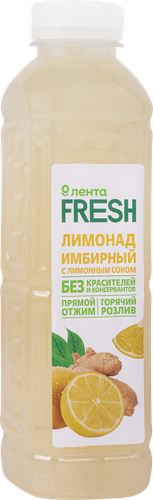 

Лимонад Лента Fresh Имбирный 500 мл