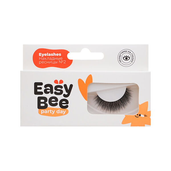 Накладные ресницы Easybee Party Day Eyelashes №02 черные