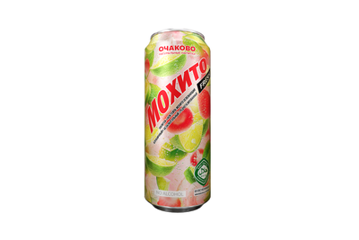 Коктейль Мохито Фрэш (Мохито Fresh) клубничный безалкогольный среднегазированный 450 мл