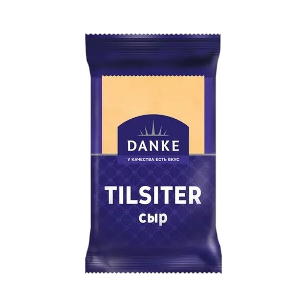 Сыр п/тв Тильзитер м д ж 45% фас в газ ср флоупак 180г ТМ Danke