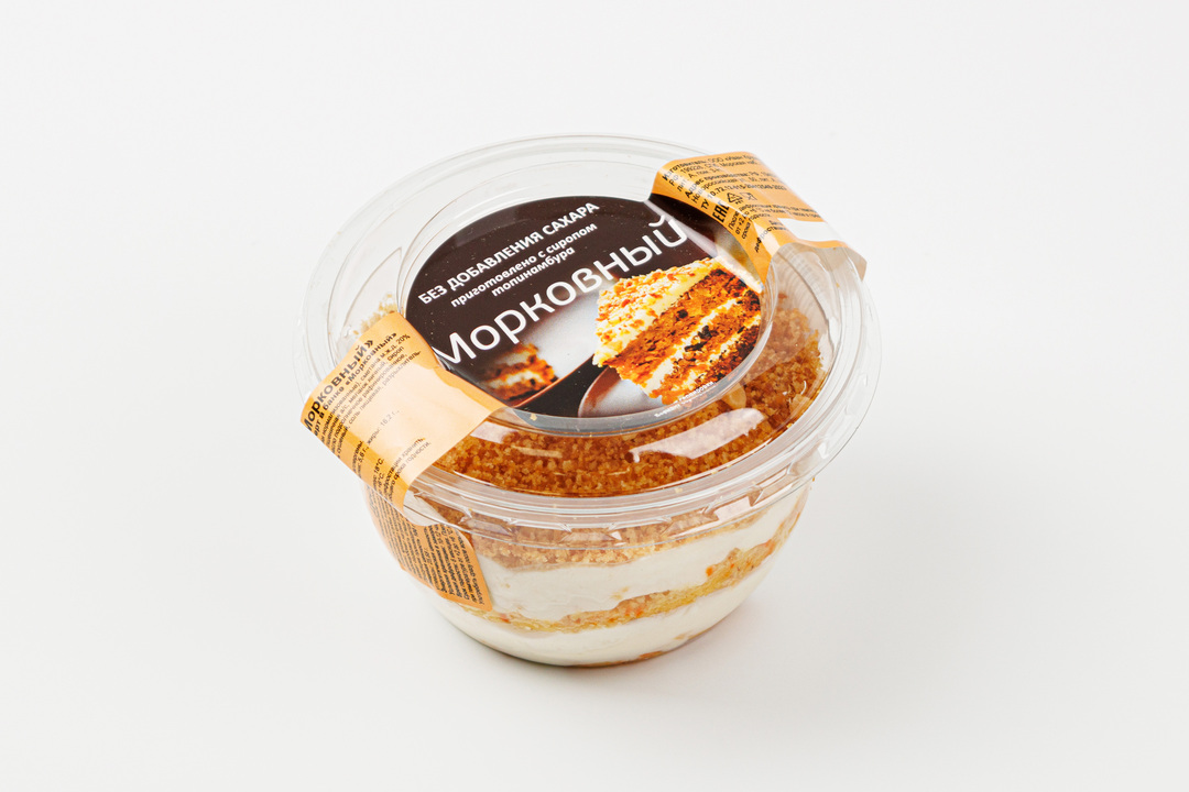 

Десерт замороженный в банке Морковный, кафе