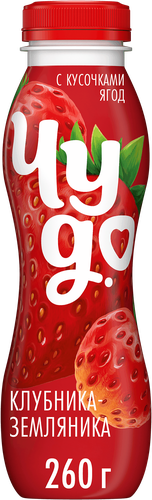 

Йогурт питьевой Чудо со вкусом Клубника-земляника 1.9% 260 г