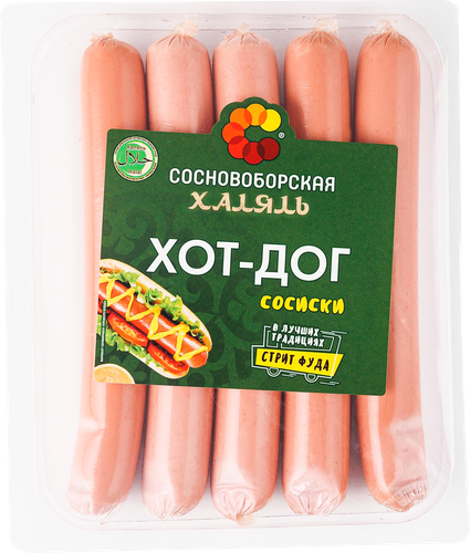 

Сосиски Сосновоборская Хот-Дог Халяль вес