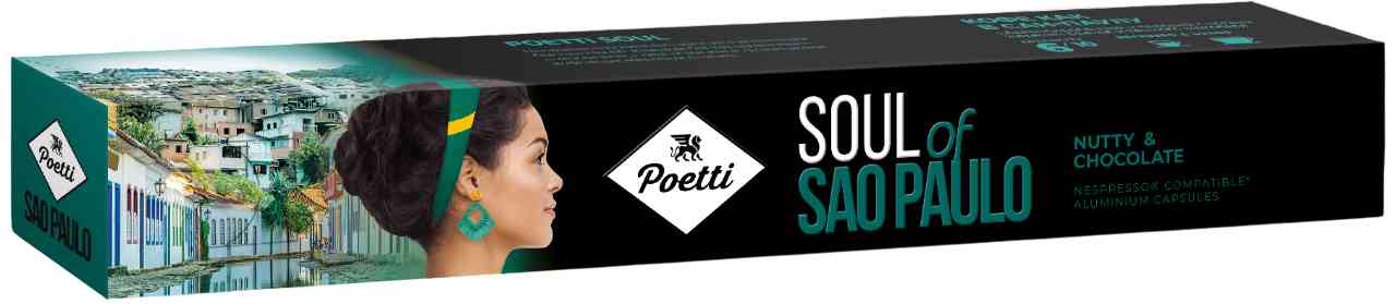 

Кофе в капсулах Poetti Soul of Sao Paulo 10 капсул 53 г
