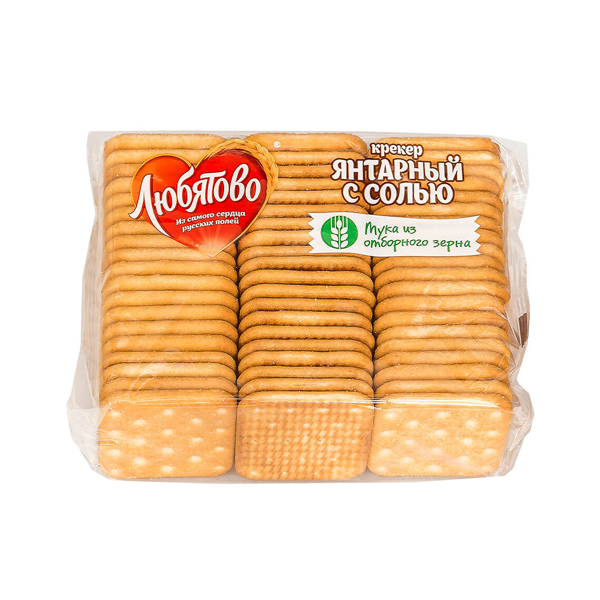 

Крекер Любятово Янтарный с солью 500 г