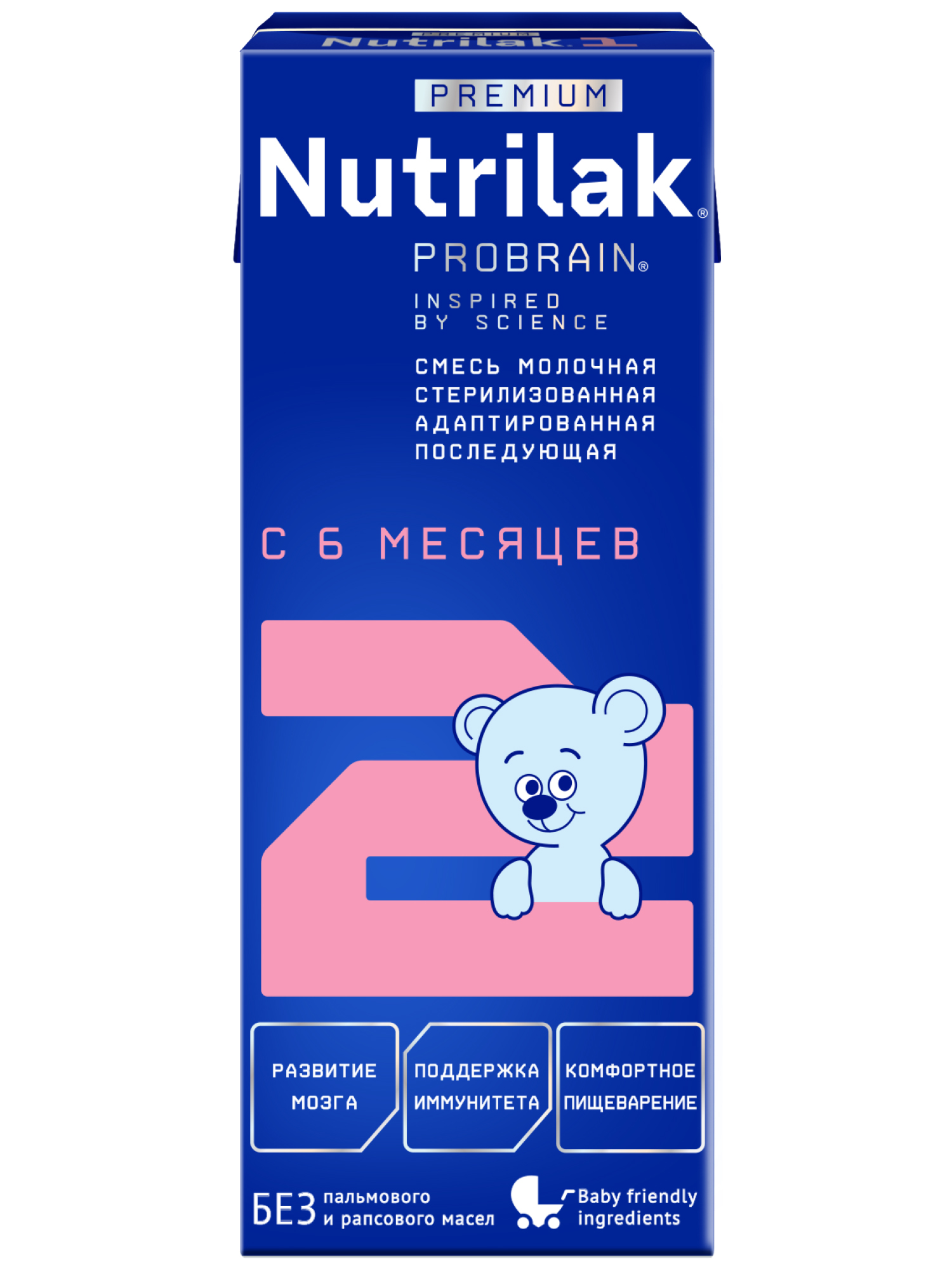 

Смесь молочная Nutrilak Premium 2, с 6 месяцев 200 мл