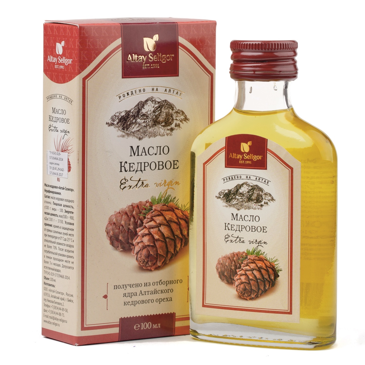 

Масло Altay Seligor кедровое 100 мл