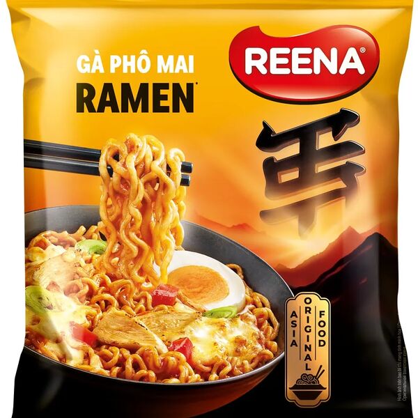 Лапша быстрого приготовления Reena Рамен сыр с острой курицей 115 г
